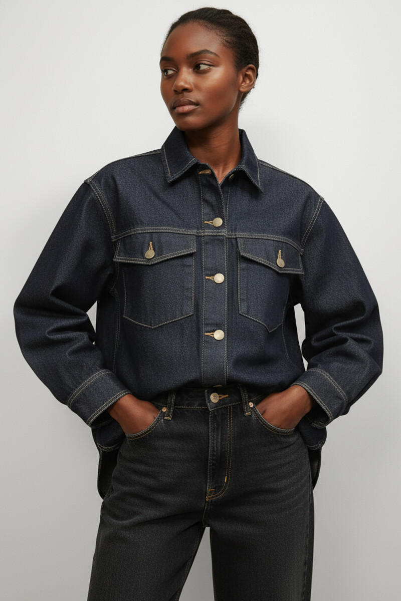 Sobrecamisa Praslin - Azul Indigo 