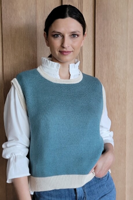 Chaleco Galaxia Tourquesa