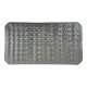 Alfombra con ventosas para el baño 38cm x 70cm GRIS