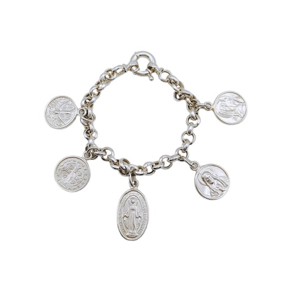 Pulsera Santos-Plata 925-Sin piedra-PU3125 Sinpiedra