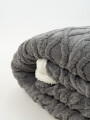 Manta Poli 2 Plazas - 420g Gris