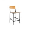 Banqueta - Sauder - Linea Boulevard Café Marron/N