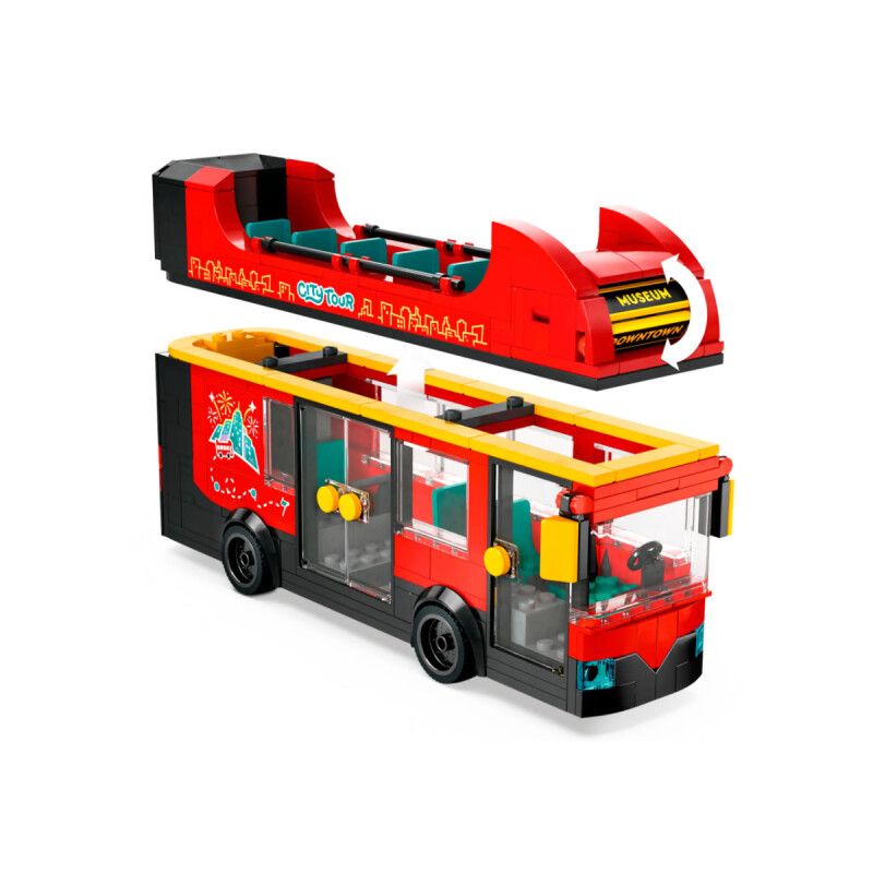 Autobús Turístico Rojo de Dos Plantas City Lego Autobús Turístico Rojo de Dos Plantas City Lego