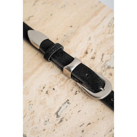 Cinto Hebilla Rectangular Negro