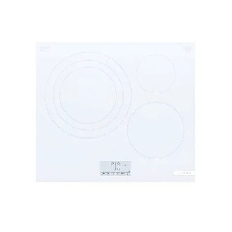 Placa de Inducción Bosch 3 zonas Blanco Placa de Inducción Bosch 3 zonas Blanco