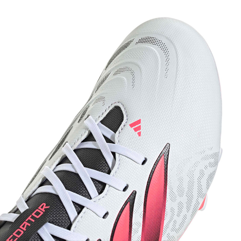 Championes Unisex Adidas Predator Club Fg/Mg Blanco - Rosado