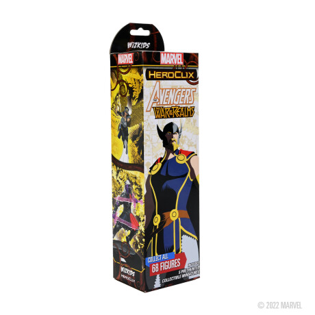 Marvel Heroclix Avengers War of the Realms - Booster(Incluye 5 figuras aleatorias) Marvel Heroclix Avengers War of the Realms - Booster(Incluye 5 figuras aleatorias)