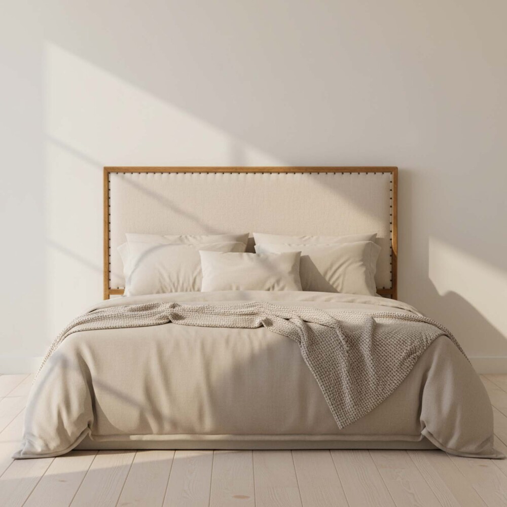 RESPALDO SUPER KING MADERA-Y-TELA PETRA