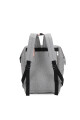Mochila multicierres combinada con monedero Gris
