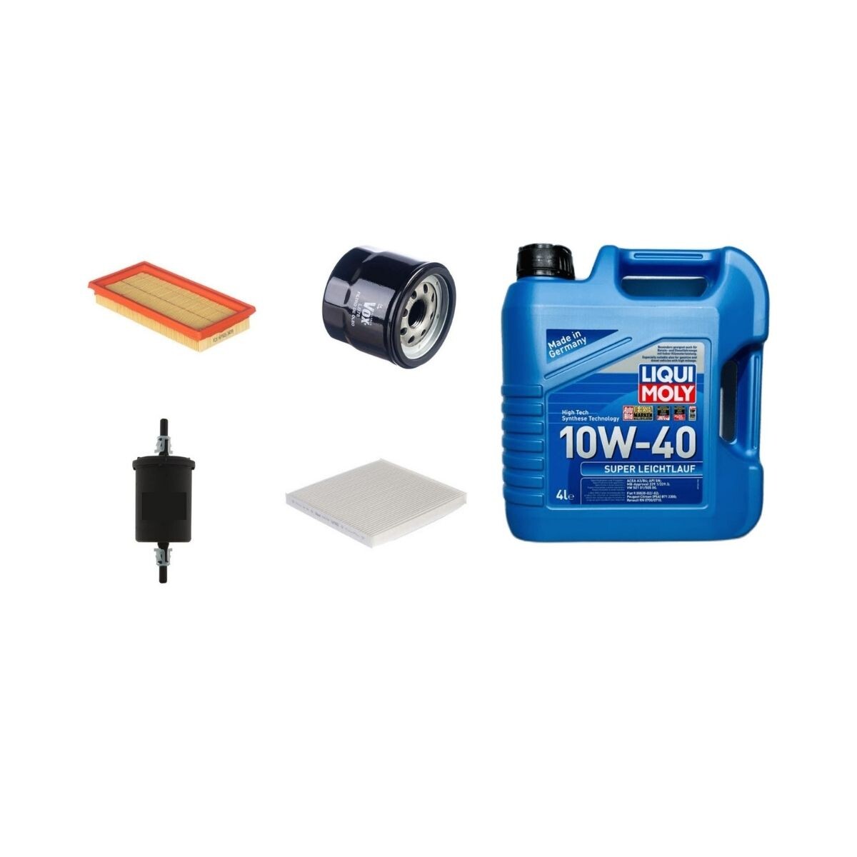 KIT DE FILTROS Y ACEITE 10W40 LIQUI MOLY 