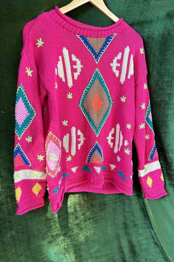 Sweater Gitano Base Fucsia