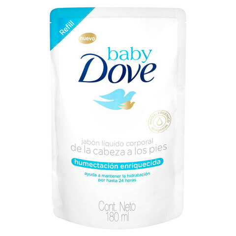 Dove baby jabón líquido corporal Doypack 180 ml