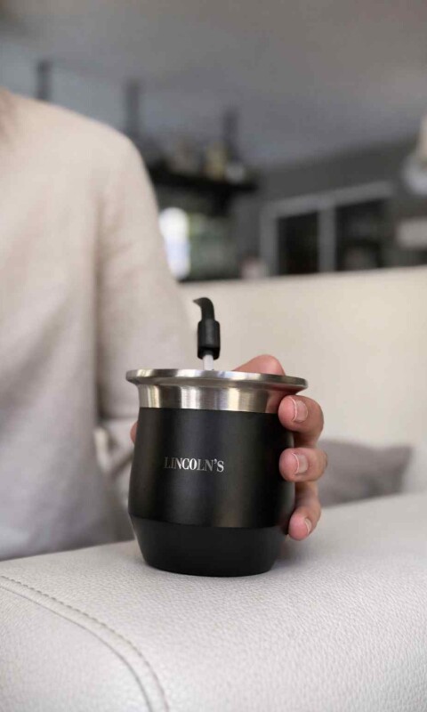 MATE TUNEZ ACERO INOXIDABLE NEGRO