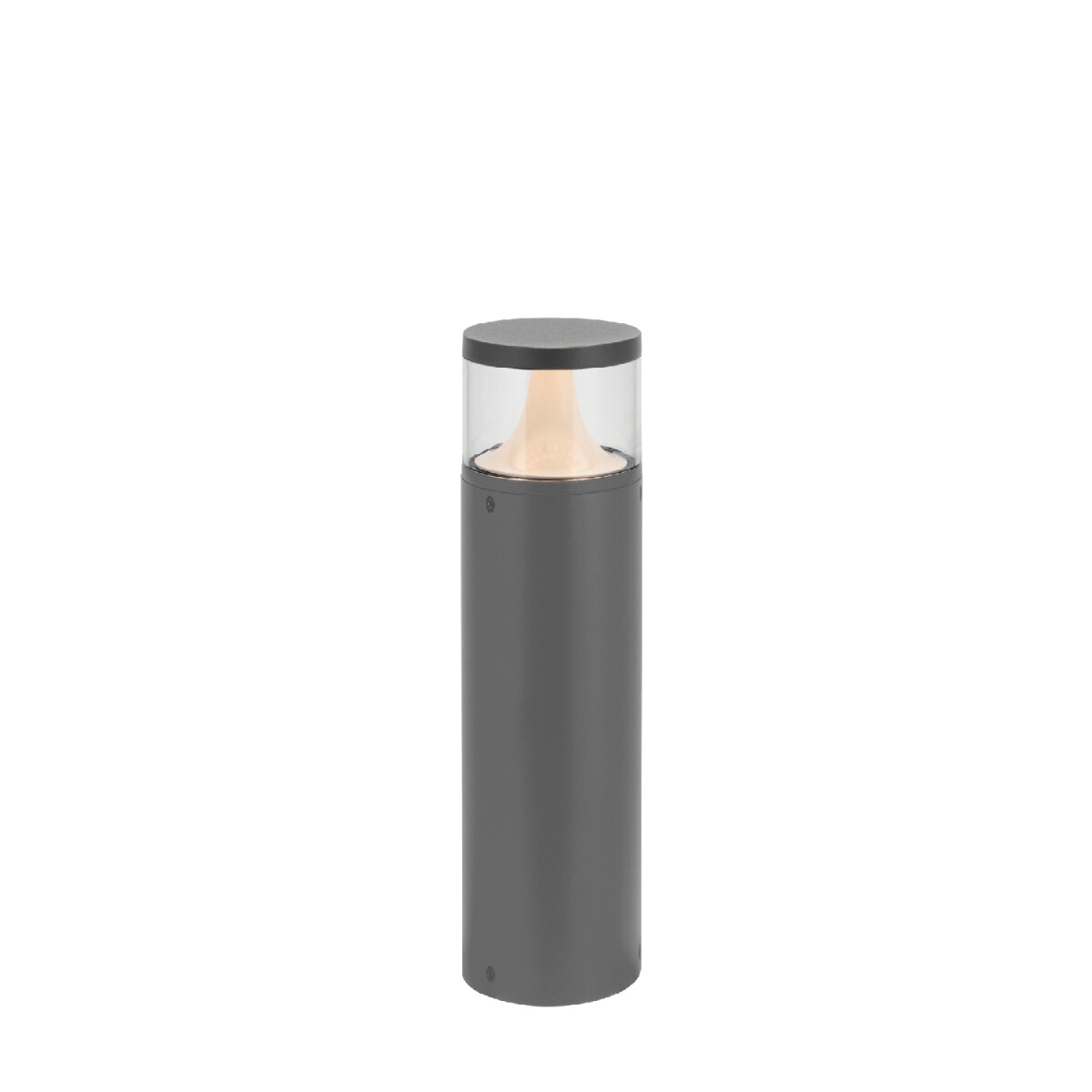 Luminaria Bolardo Exterior Kane 60 cm Gris Grafito 