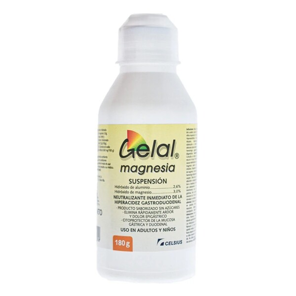 GelAl Antiácido con Magnesia 180 ml – Celsius GelAl Antiácido con Magnesia 180 ml – Celsius