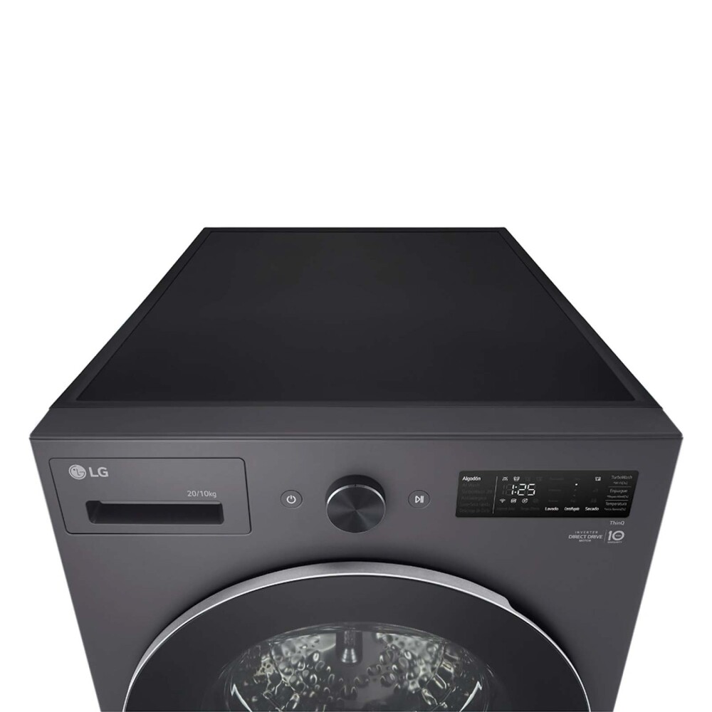 LAVASECARROPAS 20KG/10KG INVERTER NEGRO LG WD20EGNTSPG