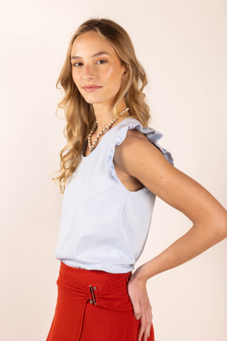 Remera Tara Celeste