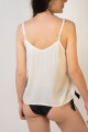 Top mare liso Blanco