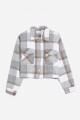 Chaqueta a cuadros GRIS