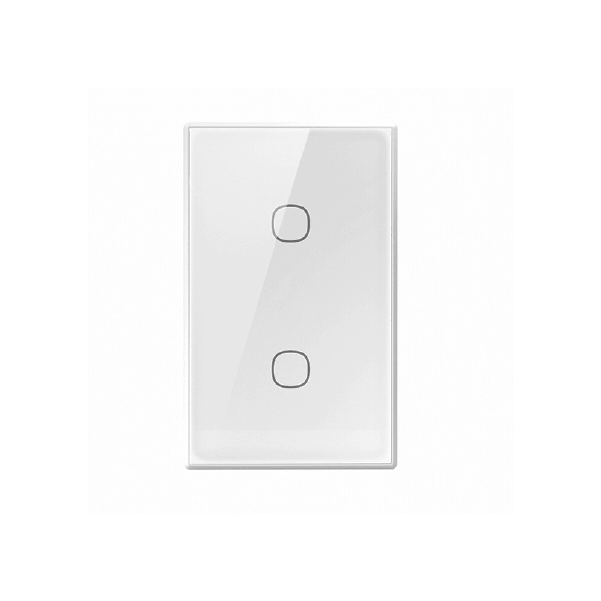 Plaqueta touch wifi "tx" 2 canales blanco matter - SO0074 