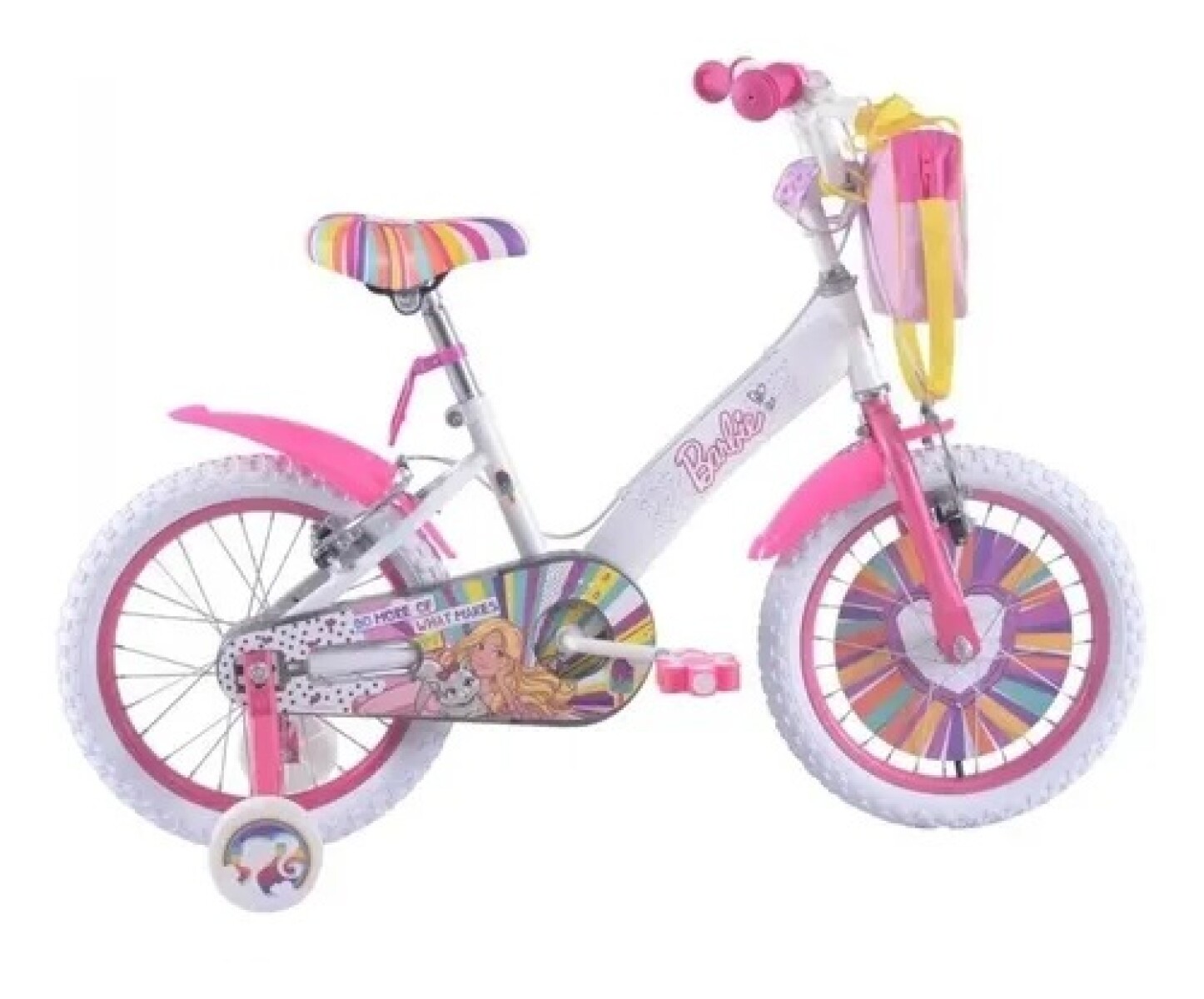 Bicicleta Barbie R.16 Niña - Blanco 