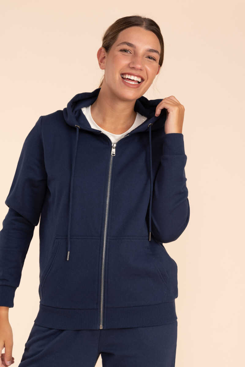 Campera Deportiva Básica Azul marino