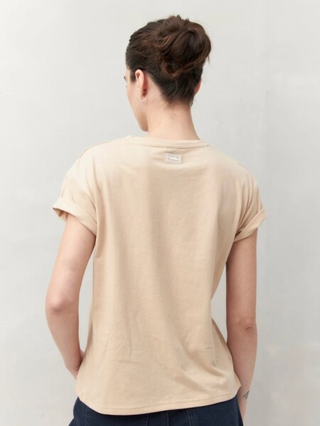 T-SHIRT D.CASSIN COLIRA BEIGE