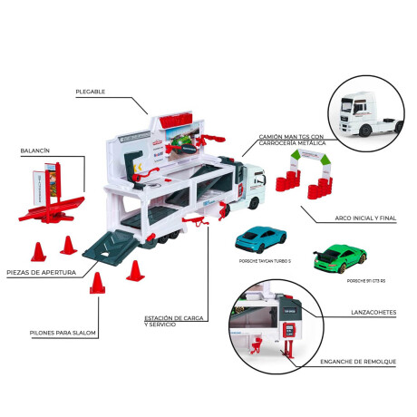 Camión Majorette Man Tgx Porsche Experience C/2 Autos Camión Majorette Man Tgx Porsche Experience C/2 Autos