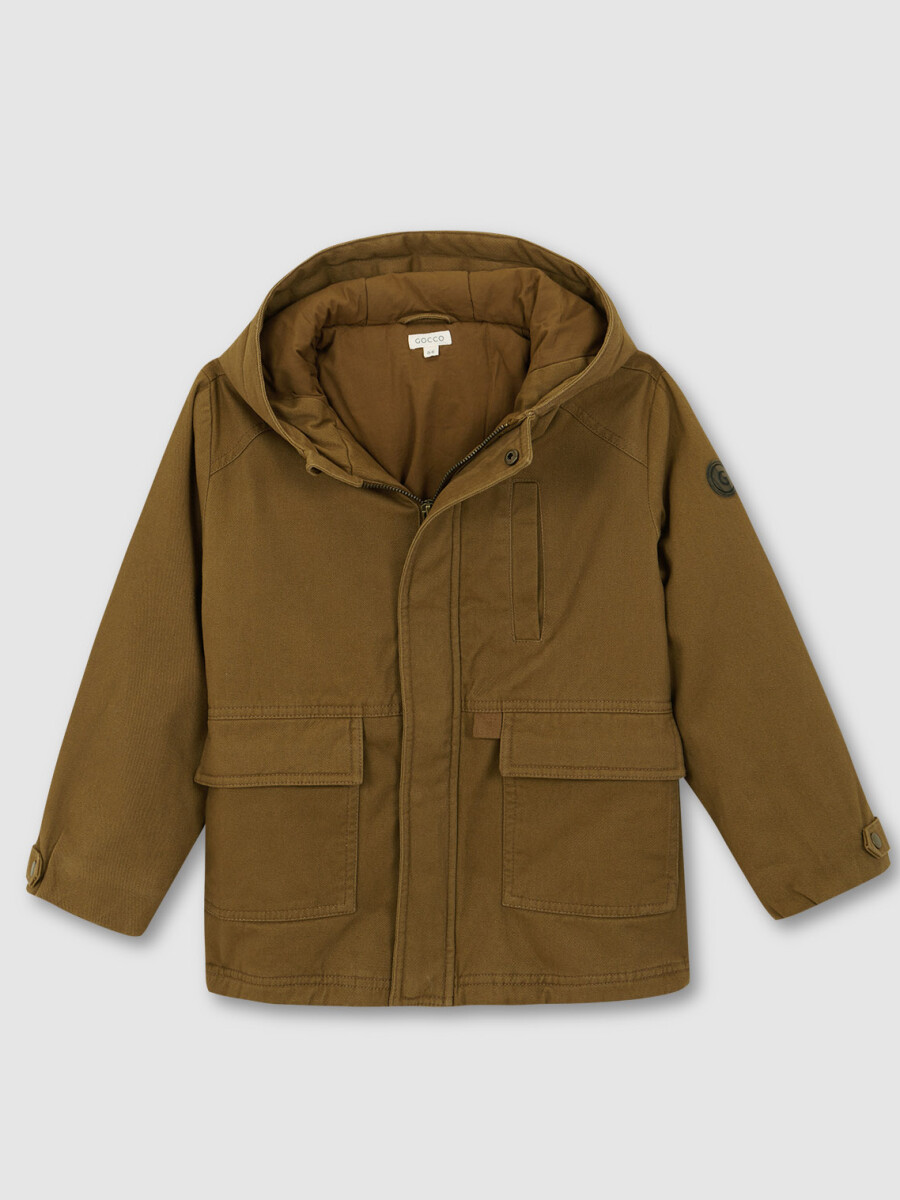 Parka Camel Oscuro