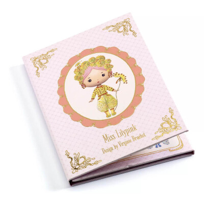 Stickers removibles Librillo Miss Lilypink Djeco Stickers removibles Librillo Miss Lilypink Djeco