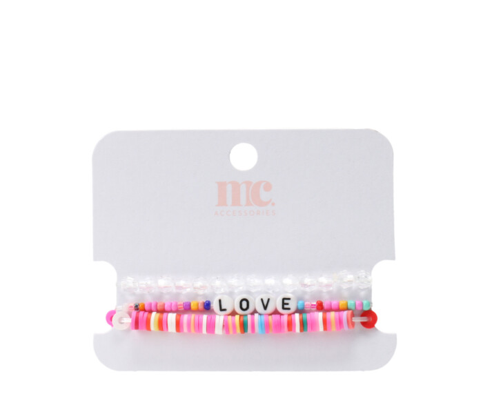 Pulsera con dijes de colores Multicolor
