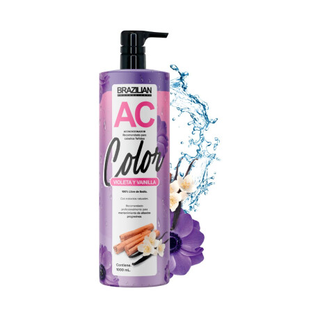 ACONDICIONADOR BRAZILIAN 1 LT VIOLETA Y VAINILLA ACONDICIONADOR BRAZILIAN 1 LT VIOLETA Y VAINILLA