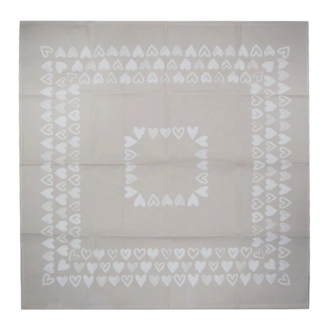 Mantel Atenas Dohler 78 x 78 cm 100% Algodón 16 CORAZON