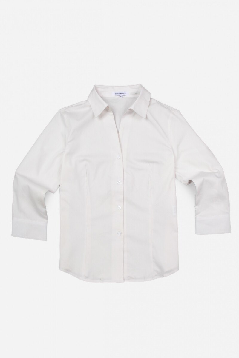 Blusa manga 3/4 BLANCO