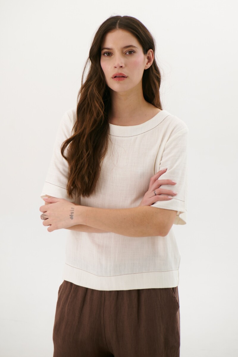 BLUSA LINO EMMA BLANCO