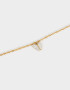 Cadena Corta con Dije Premium Silver Cadena Corta Con Dije Mariposa - Dorado