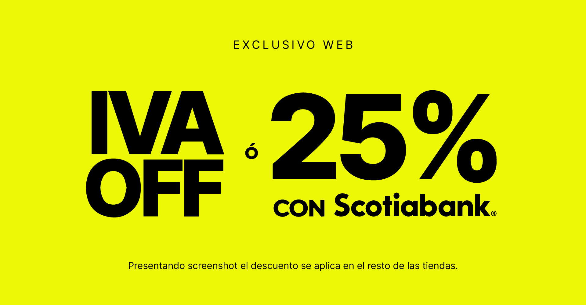 IVA OFF | AGOSTO