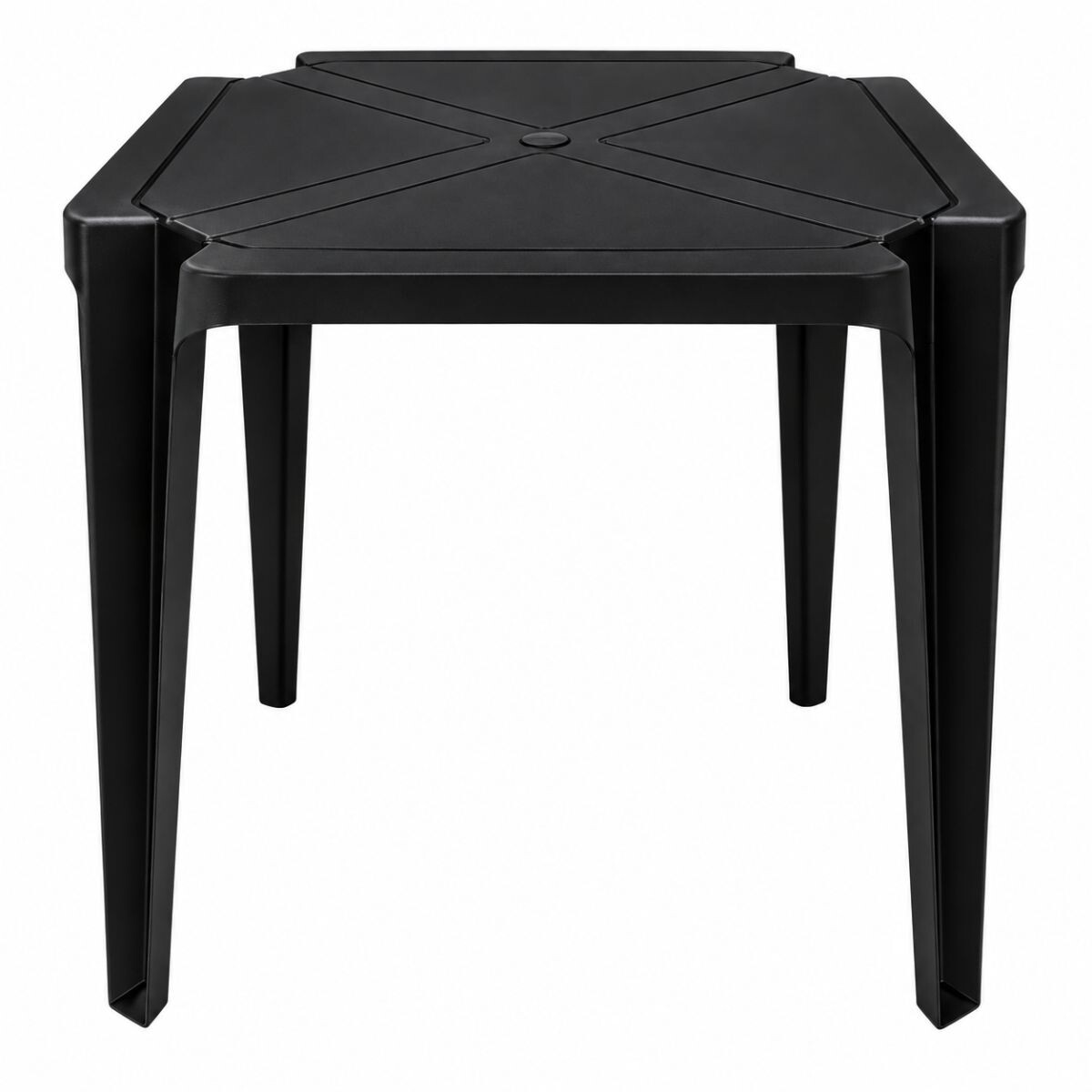 Mesa de plastico cuadrada Xplast negro 