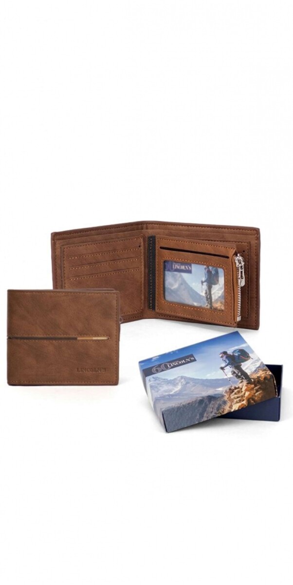 Billetera Van Gogh - Marron Claro C/ Guarda Marron 