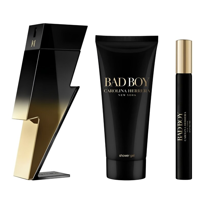 Set Carolina Herrera Bad Boy Extreme 100ml + EDP 10ml + GD 100ml Set Carolina Herrera Bad Boy Extreme 100ml + EDP 10ml + GD 100ml