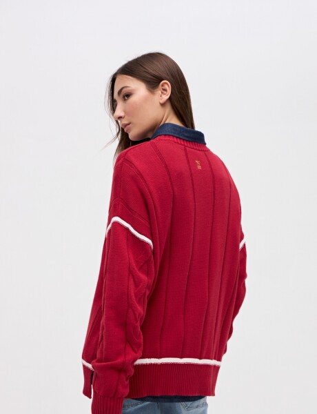 Buzo punto Rali Tomate