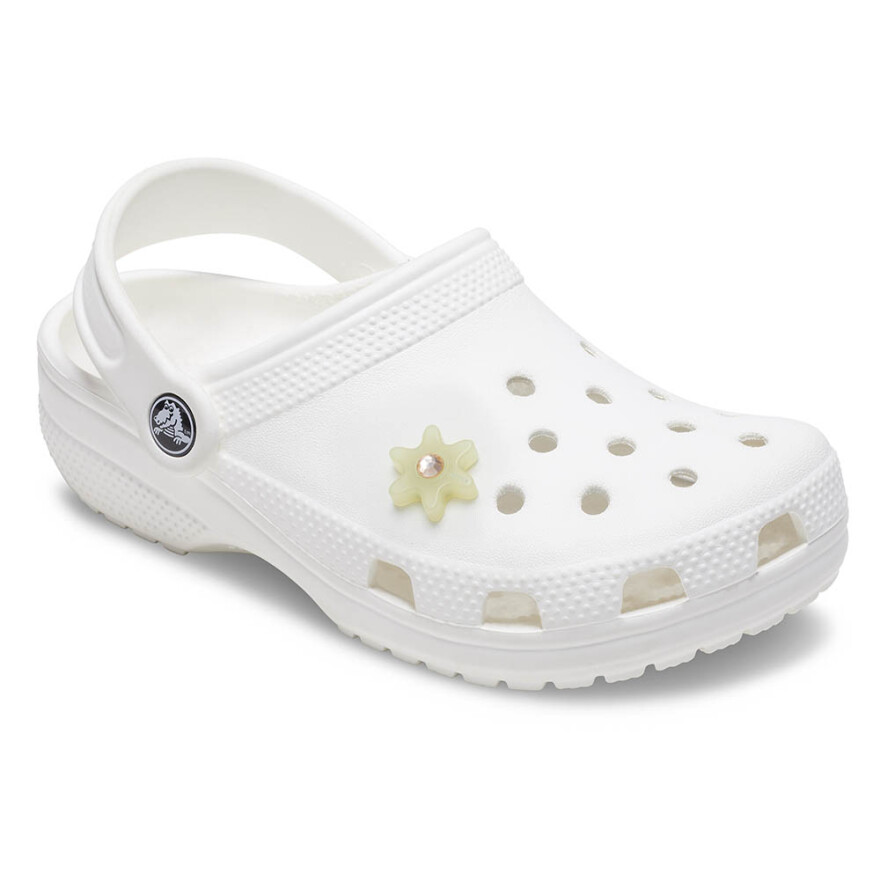 Jibbitz Tan Flower with Gem Multicolor