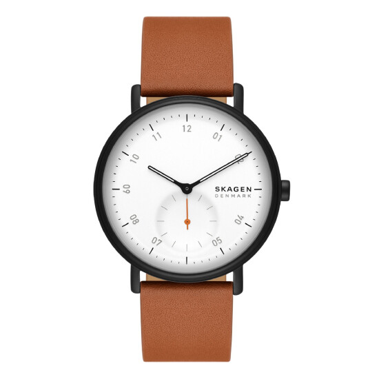 RELOJ SKAGEN FASHION ACERO CUERO MARRON 0