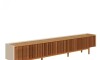 Rack de TV Dune Ripiado 2.6 - Linea Manhattan Off White