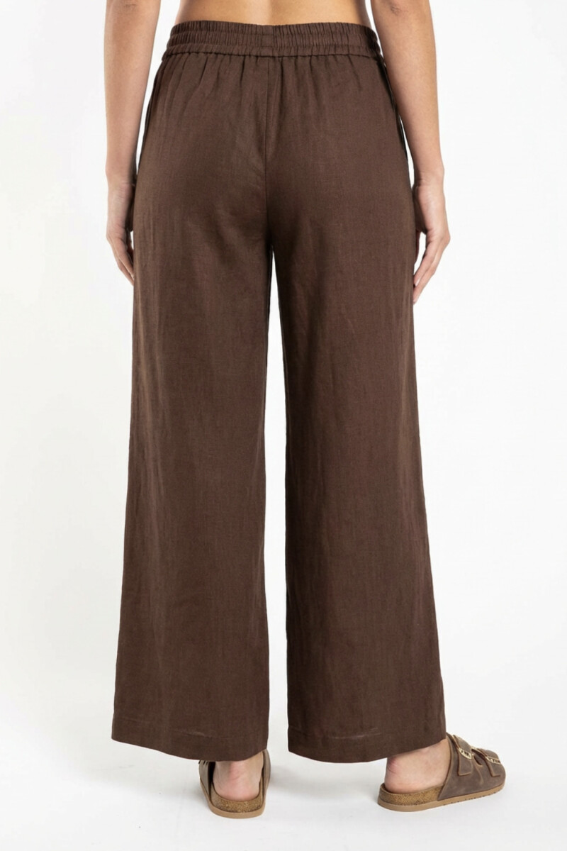 Pantalón Lino Cafe
