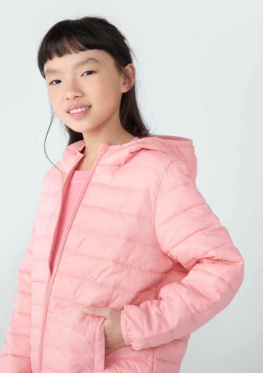 JAQUETA INFANTIL - ROSA CLARO 