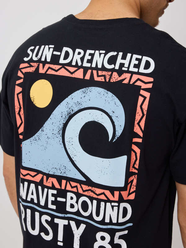T-SHIRT RAEL RUSTY Negro
