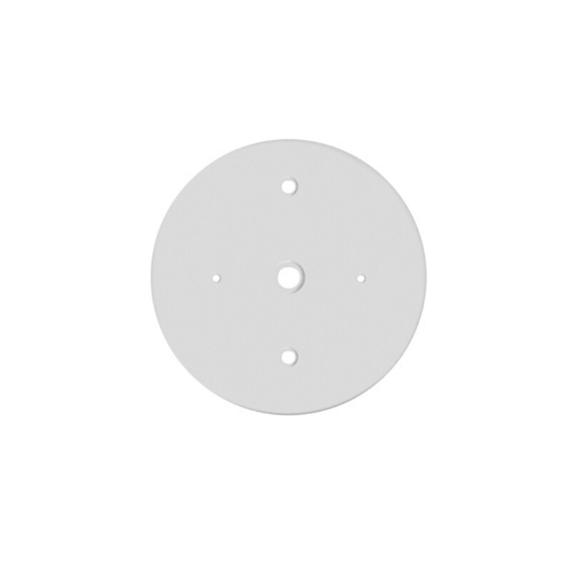 TAPA RED P/CAJA CENTRO CON BUJE Tapa Redonda Para Caja Centro Con Buje Blanca