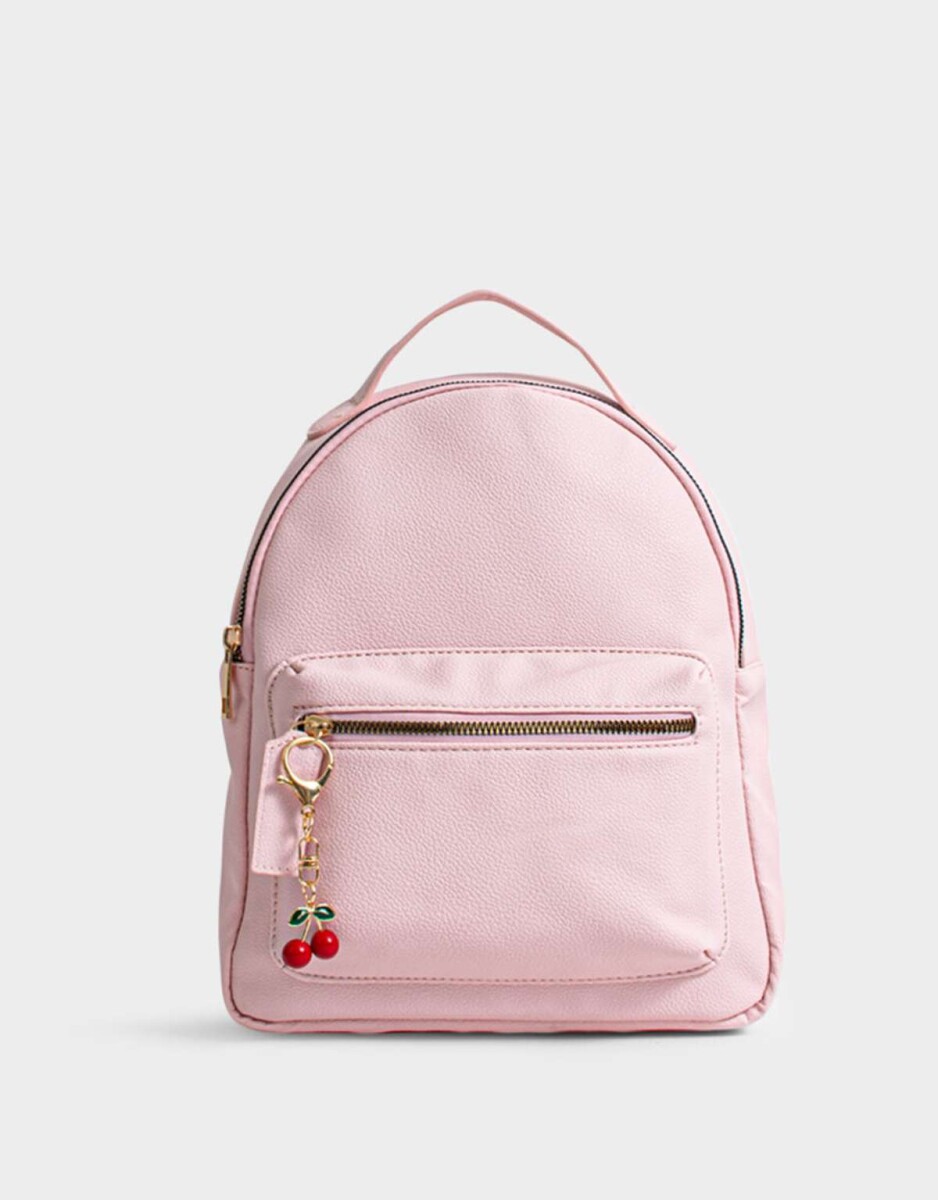 Mochila Con Llavero Cherry - Rosa Viejo 