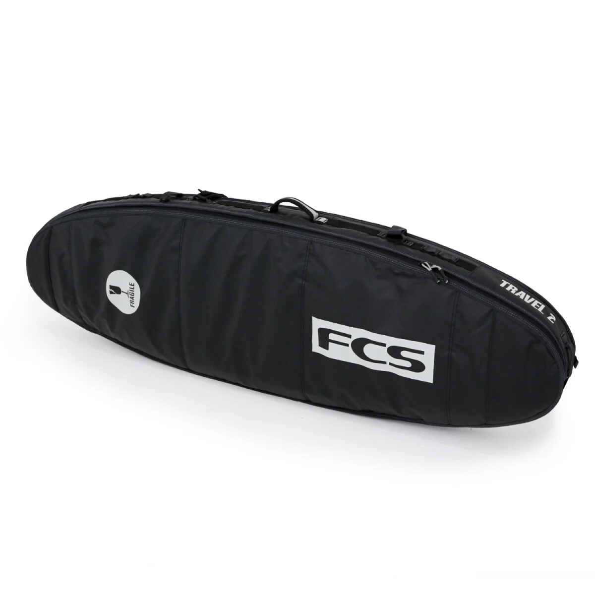 Funda FCS Travel 2 Funboard 7'6" Black/Grey 